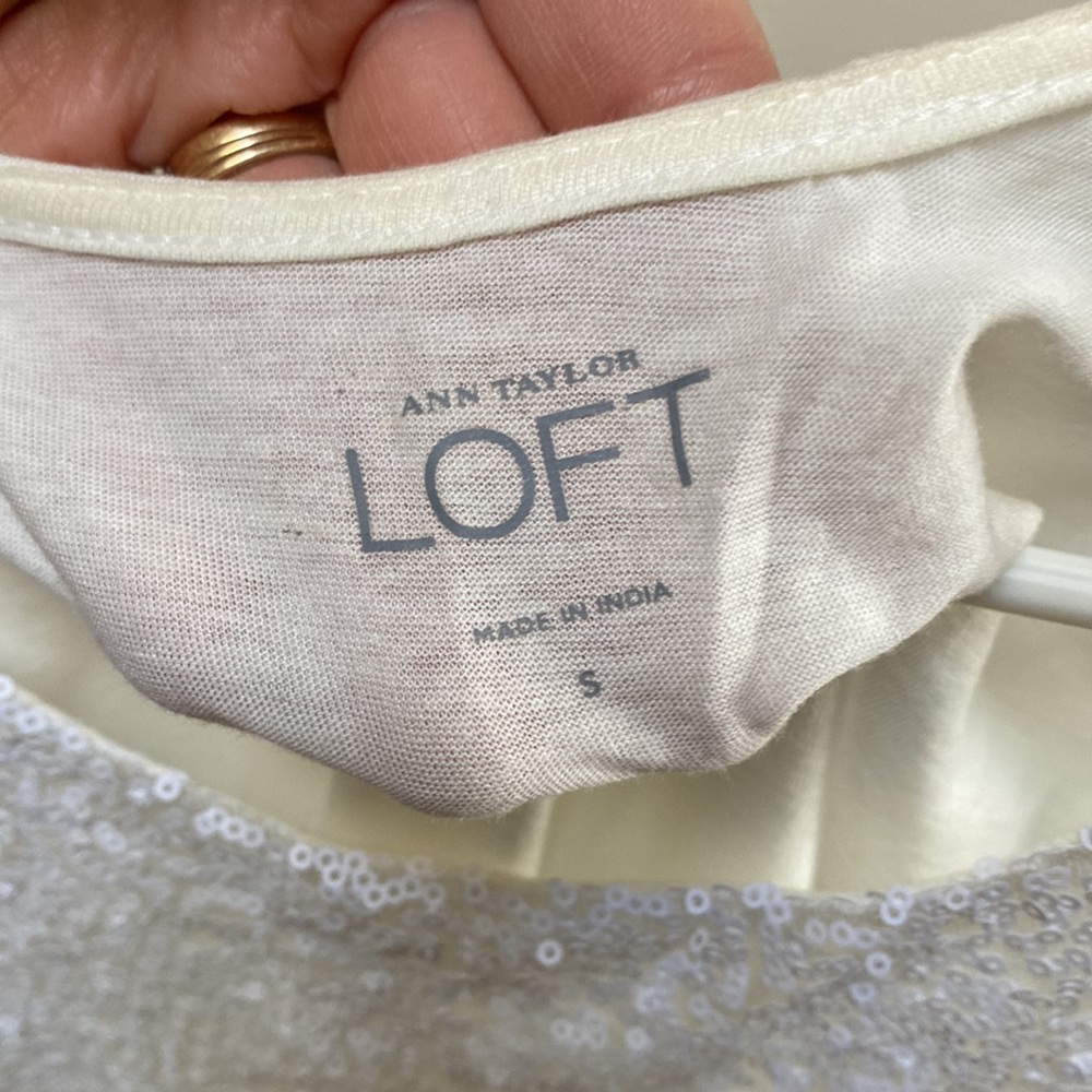 Loft sequined tank - Picture 2 of 5